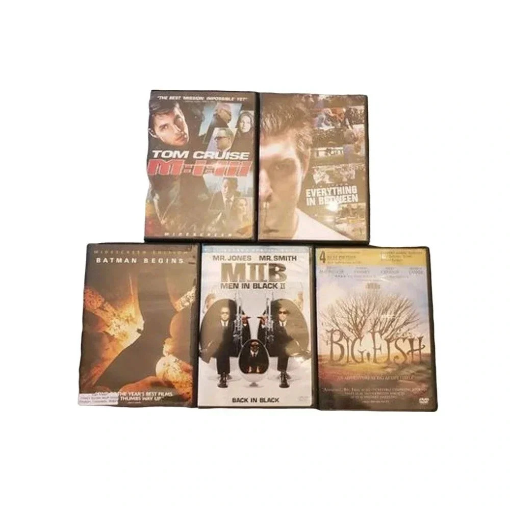 DVD Bundle 3-5 Action and Adventure Movies